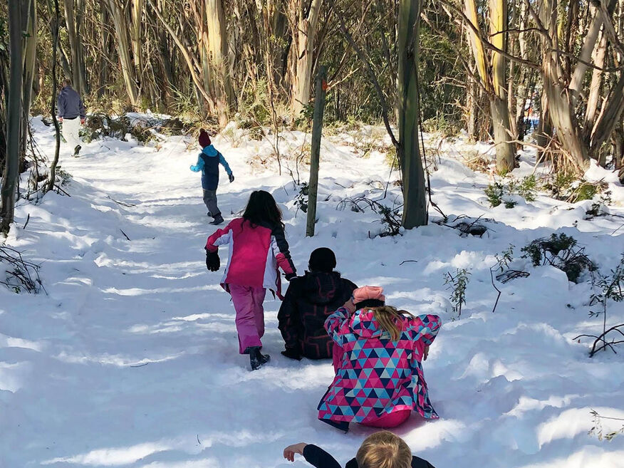 Mount St Gwinear cross country skiing and toboganing